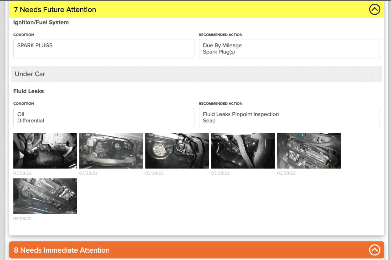 30 Point Courtesy Inspection Evan's Auto Care